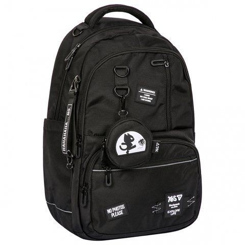Рюкзак шкільний Yes TS-50L Black Cat 550374 фото