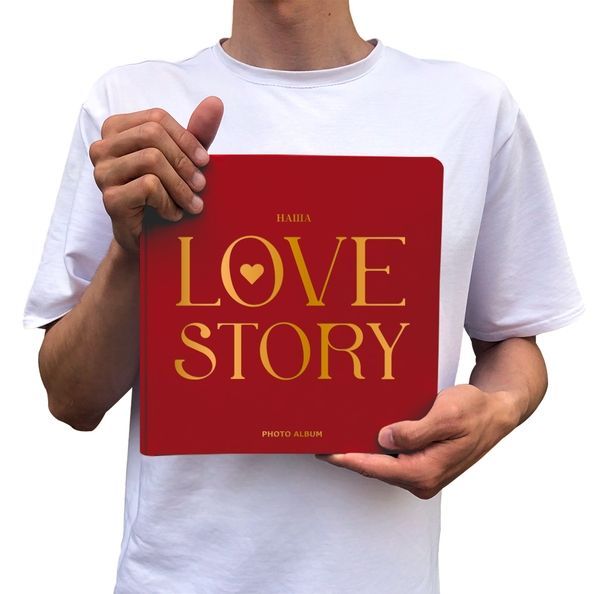 Фотоальбом "Love story" червоний orner-2949 фото