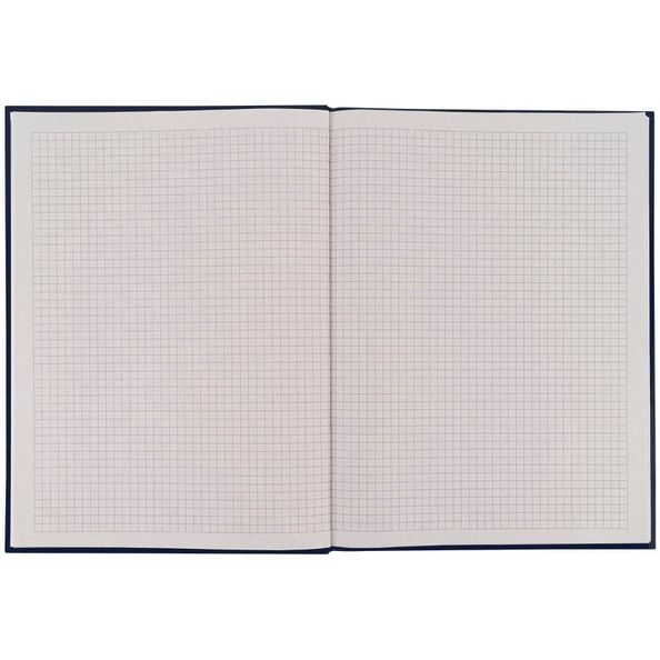 Книга записна А4-, 203*273 мм,96 арк., кл. One color, синя 8426-3-A фото