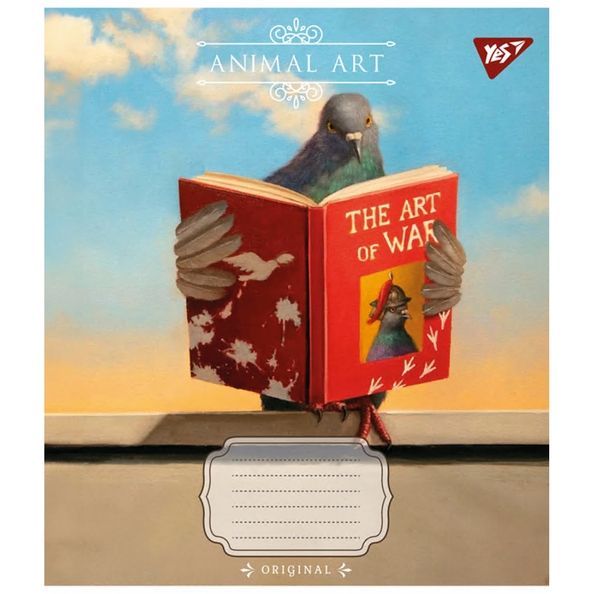 Зошит для записів Yes Animal art А5 48 аркушів лінія ( 5шт ) 767122 фото