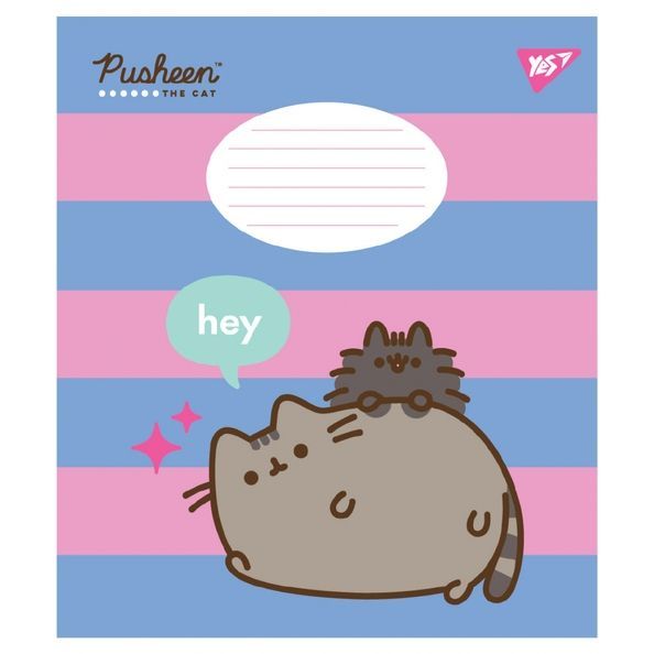 А5/12 лін. Yes Pusheen The Cat, зошит учнівський шкільний (5шт.) 767613 фото