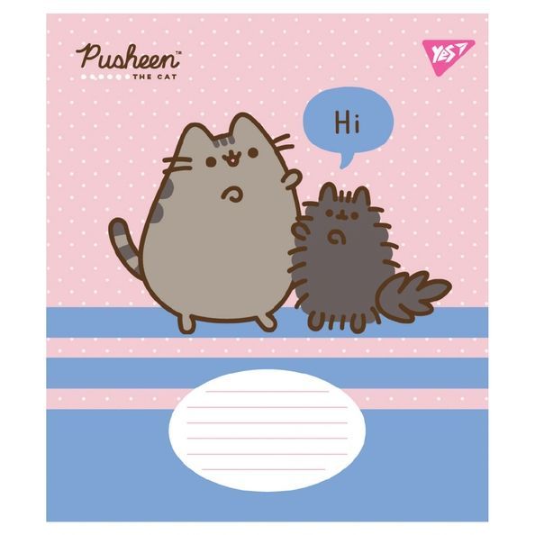 А5/12 лін. Yes Pusheen The Cat, зошит учнівський шкільний (5шт.) 767613 фото