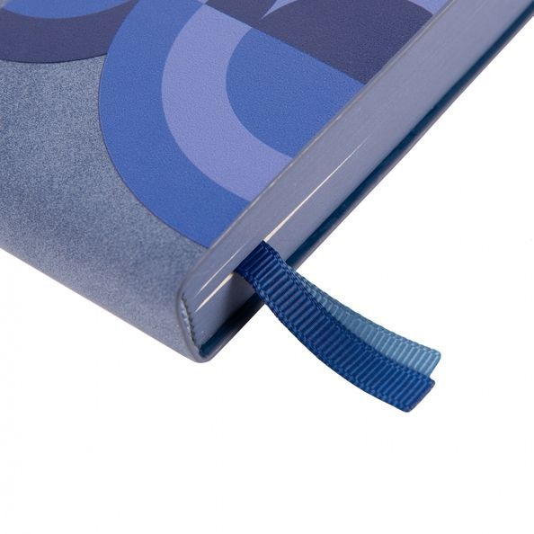 Діловий записник А6 дата Leo Planner "Apiro", м'який, 352 стор., синій 252599 фото