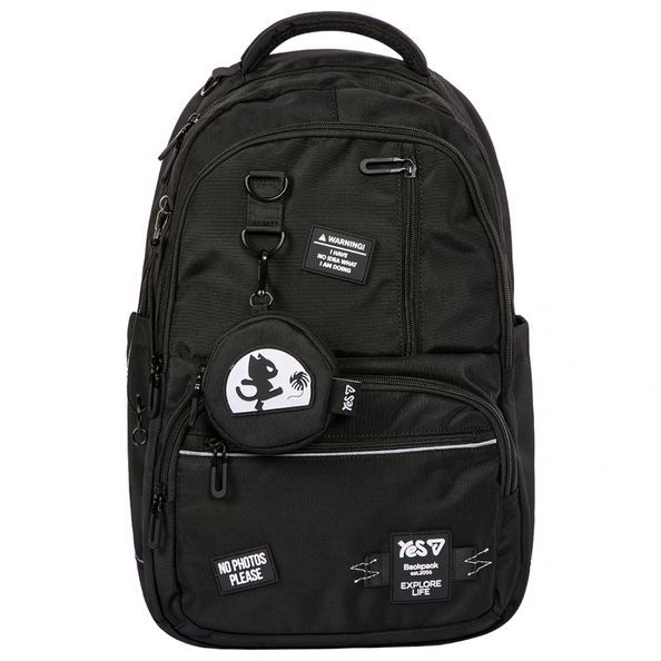 Рюкзак шкільний Yes TS-50L Black Cat 550374 фото