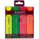 Маркер Axent Highlighter 2537-40-A, 1-5 мм, клиноподібний, набір 2537-40-A фото 2