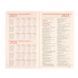 Діловий записник А6 дата Leo Planner "Apiro", м'який, 352 стор., синій 252599 фото 6