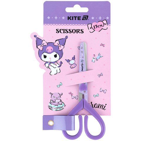 Ножиці з малюнком на лезі Kite Kuromi HK25-121, 13 см HK25-121 фото