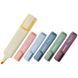 Маркер Axent Highlighter 2537-60-A, 1-5 мм, клиноподібний, набір, morandi 2537-60-A фото 1