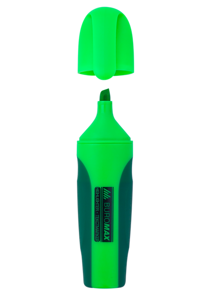 Маркер текст Buromax NEON, зелений BM.8904-04 фото