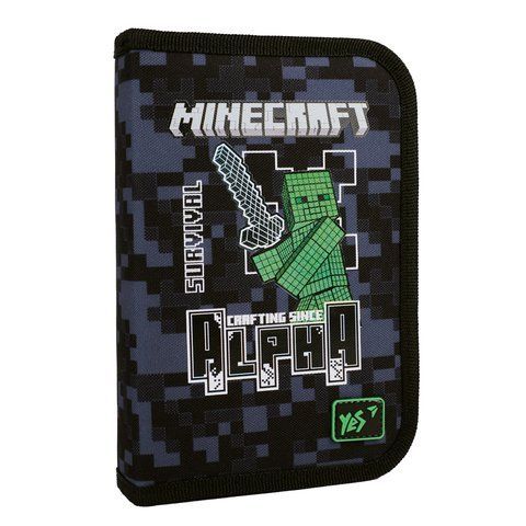 Пенал твердий YES одинарний без клапана HP-02 Minecraft Alpha 533655 фото