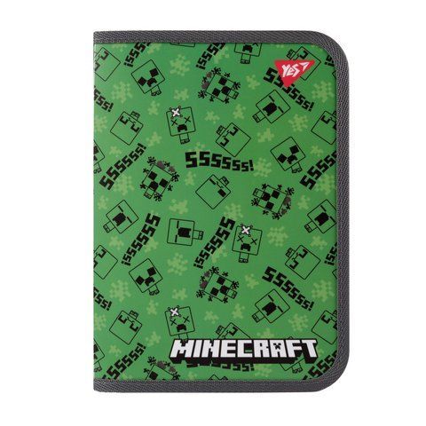Папка для зошитів Yes пласт. на блискавці В5 "Minecraft. Creepers" 492203 фото
