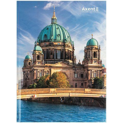 Книга записна А4-, 203*273 мм,96арк., кліт., City, Berlin 8425-6-A фото