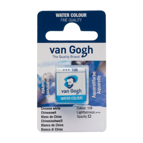 Фарба акварельна Van Gogh (108), Білила китайські, кювета, Royal Talens 8712079418984 фото