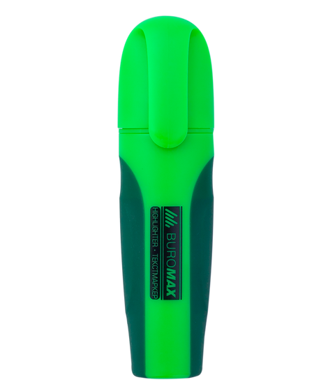 Маркер текст Buromax NEON, зелений BM.8904-04 фото