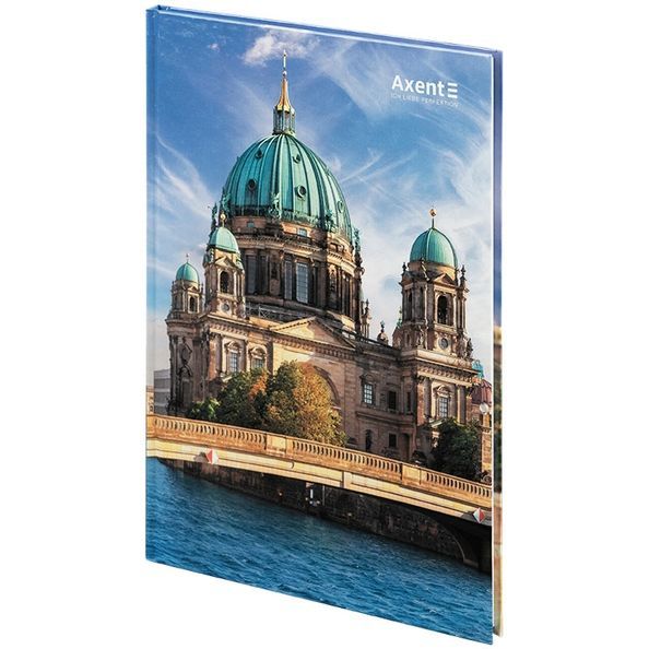 Книга записна А4-, 203*273 мм,96арк., кліт., City, Berlin 8425-6-A фото