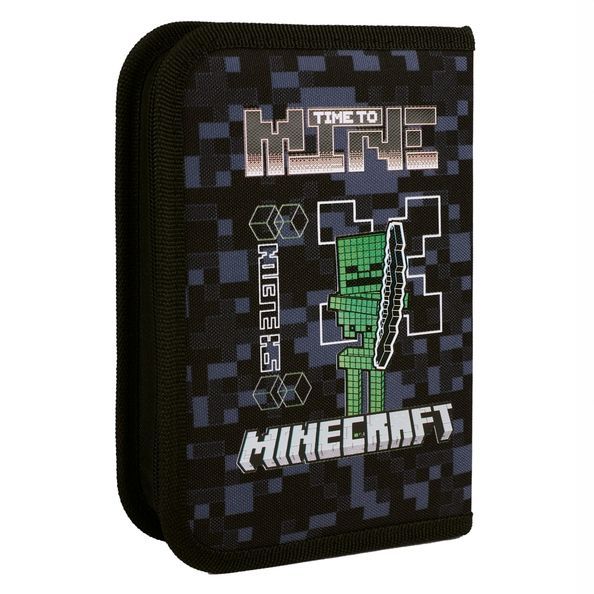 Пенал твердий YES одинарний без клапана HP-02 Minecraft Alpha 533655 фото