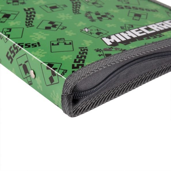 Папка для зошитів Yes пласт. на блискавці В5 "Minecraft. Creepers" 492203 фото