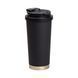 Термочашка Coffee 500 мл з ремінцем, чорний HP-14-17B фото 5