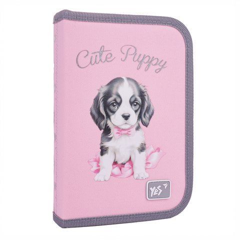 Пенал твердий YES одинарний з двома клапанами HP-04 Doggy Princess 533706 фото