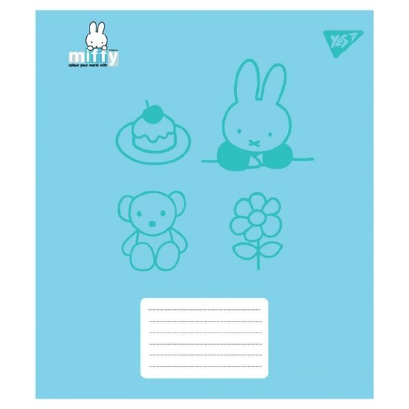 А5/18 кл. Yes Miffy Bunny, зошит учнівський шкільний (5шт.) 767620 фото