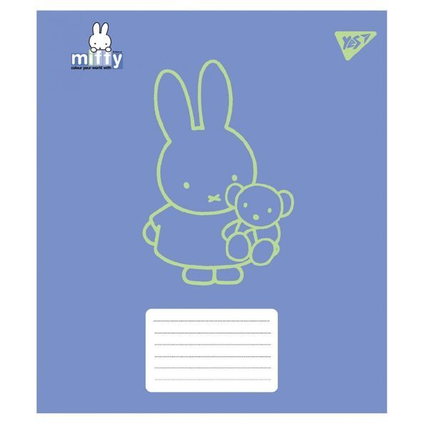 А5/18 кл. Yes Miffy Bunny, зошит учнівський шкільний (5шт.) 767620 фото