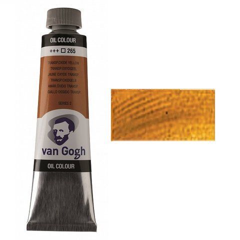 Фарба олійна VAN GOGH, (265) Прозорий окис жовтий, 40 мл, Royal Talens 8712079219246 фото