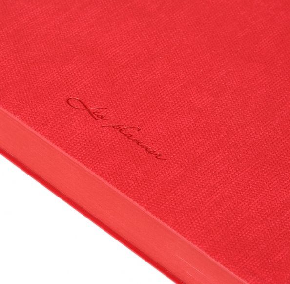 Щоденник Leo Planner датований 2026 "Boss", червоний 252636 фото