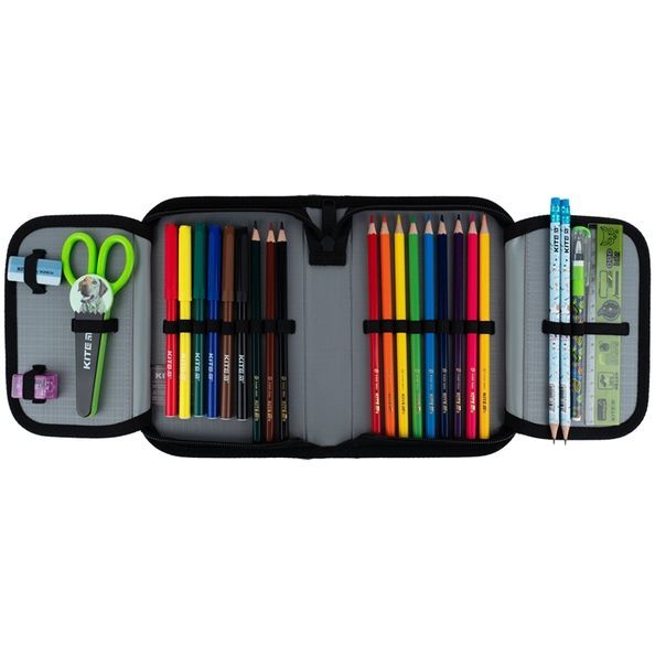 Пенал Kite 1 від., 2 відв., з наповненням 622H Skate K26-622H-4 фото