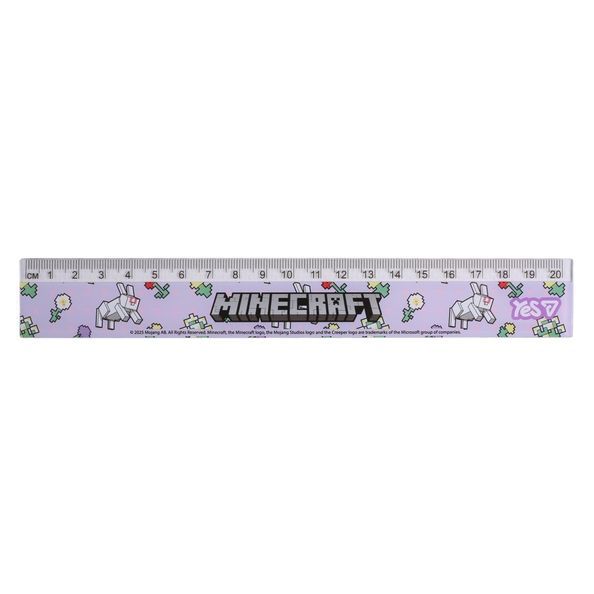 Лінійка Yes 20 см "Minecraft.Spring" 370693 фото