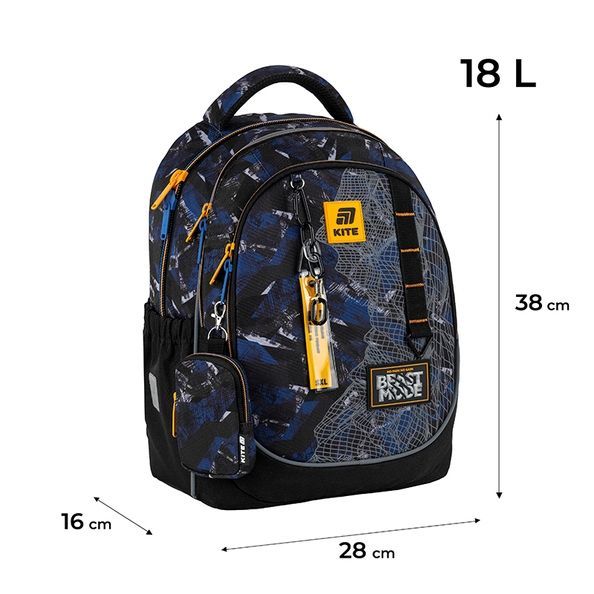 Рюкзак шкільний Kite Education Beast Mode K25-700M-4 K25-700M-4 фото