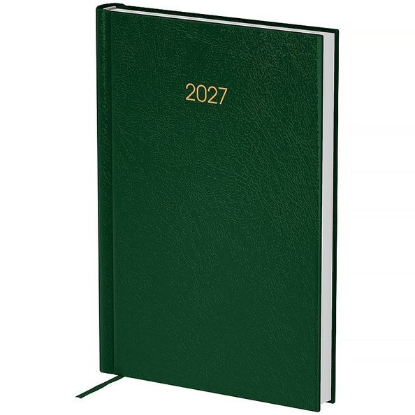 Щоденник 2027 Classic City, 145*210, з/т темно зелений 8842-27-3-A фото