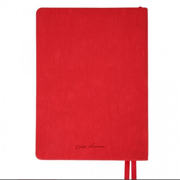 Щоденник Leo Planner датований 2026 "Boss", червоний 252636 фото
