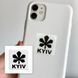 Об'ємна наліпка "KYIV" white SX-124 фото 2