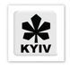 Об'ємна наліпка "KYIV" white SX-124 фото 1