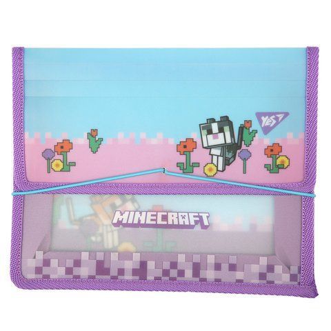 Папка для зошитів YES пласт. на резинці В5 "Minecraft.Spring" 492308 фото