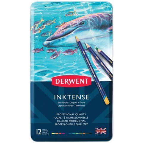 Чорнильні олівці Inktense 12кол Derwent 5028252187039 фото