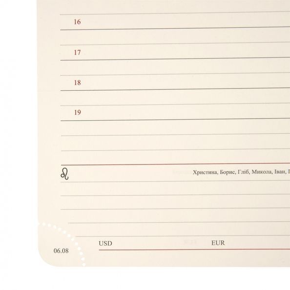 Щоденник А5 Leo Planner датований 2026 "Enigma", м'який, чорний, 368 сторінок 252700 фото