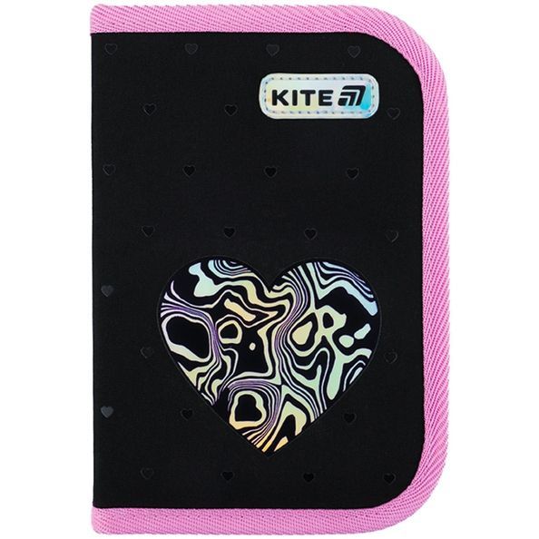 Пенал з наповненням Kite Love is K25-622H-3, 1 відділення, 2 відвороти K25-622H-3 фото