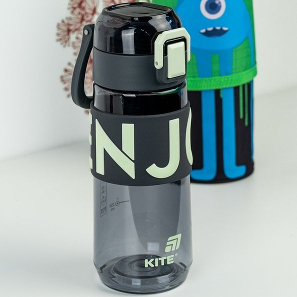 Пляшечка для води Kite K25-1232-1, 550 мл, сіра K25-1232-1 фото