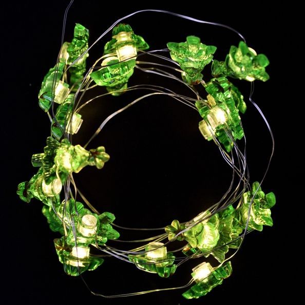 Електрогір. Yes! Fun на мідн. дроті "Ялинки", 20 LED, тепл. біл., 2,2 м, стат.св. на батар. 801208 фото