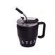 Термочашка Coffee & Tea 480 мл з трубочкою і подвійним відкриванням, чорний HP-14-23B фото 1