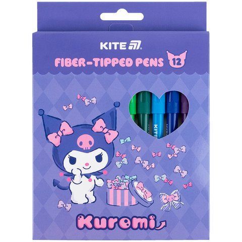 Фломастери Kite Kuromi HK25-447-2, 12 кольорів HK25-447-2 фото