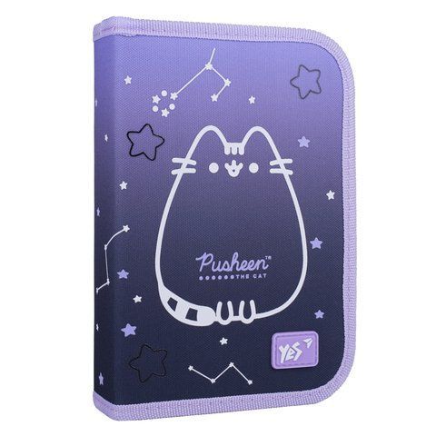 Пенал твердий YES одинарний з двома клапанами HP-04 Pusheen Stellar 533626 фото