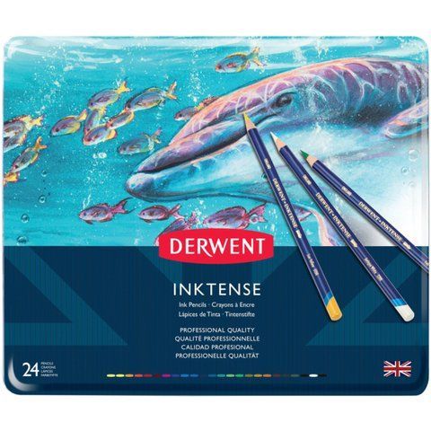 Чорнильні олівці Inktense 24кол Derwent 5028252187046 фото