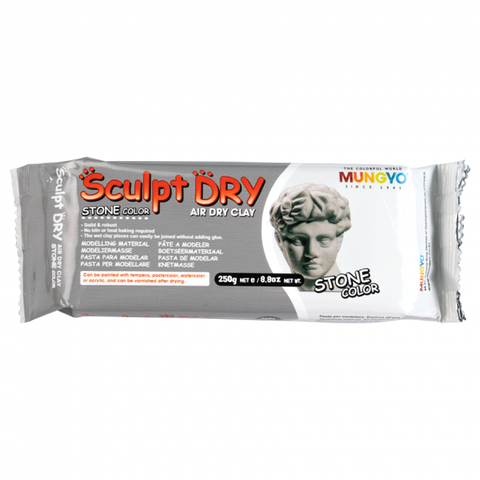 Маса для моделювання сіра самозастигаюча 250 г Sculpt Dry MUNGYO 8804819065470 фото