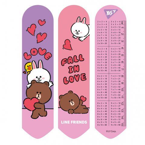 Закладинка 2D Yes "Line Friends love" 708134 фото