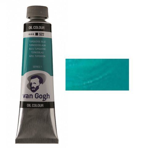 Фарба олійна VAN GOGH, (522) Бірюзовий синій, 40 мл, Royal Talens 8712079219543 фото