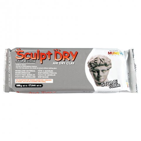 Маса для моделювання сіра самозастигаюча 500 г 'Sculpt Dry MUNGYO 8804819065463 фото
