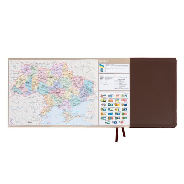 Щоденник діловий А5 Leo Planner датований 2027 "Whisky", твердий, коричневий, 368 сторінок 252756 фото