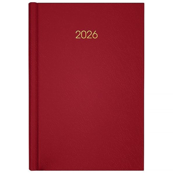 Щоденник 2026 Axent Classic City 8842-26-4-A, 145*210, з/т бордовий 8842-26-4-A фото
